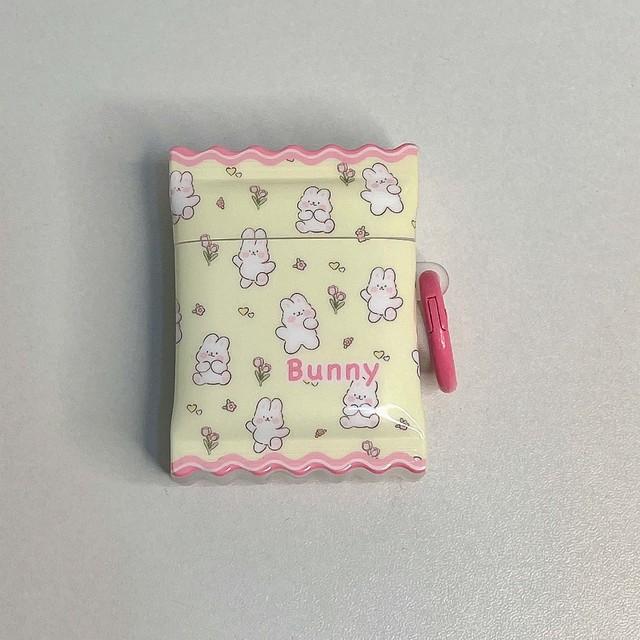 

Круглый брелок с милым карамельным цветком и волнистым кроликом, беспроводной Bluetooth-бокс для зарядки наушников для Apple Airpod Pro 2 2nd1 3, чехол For Airpods 1 2