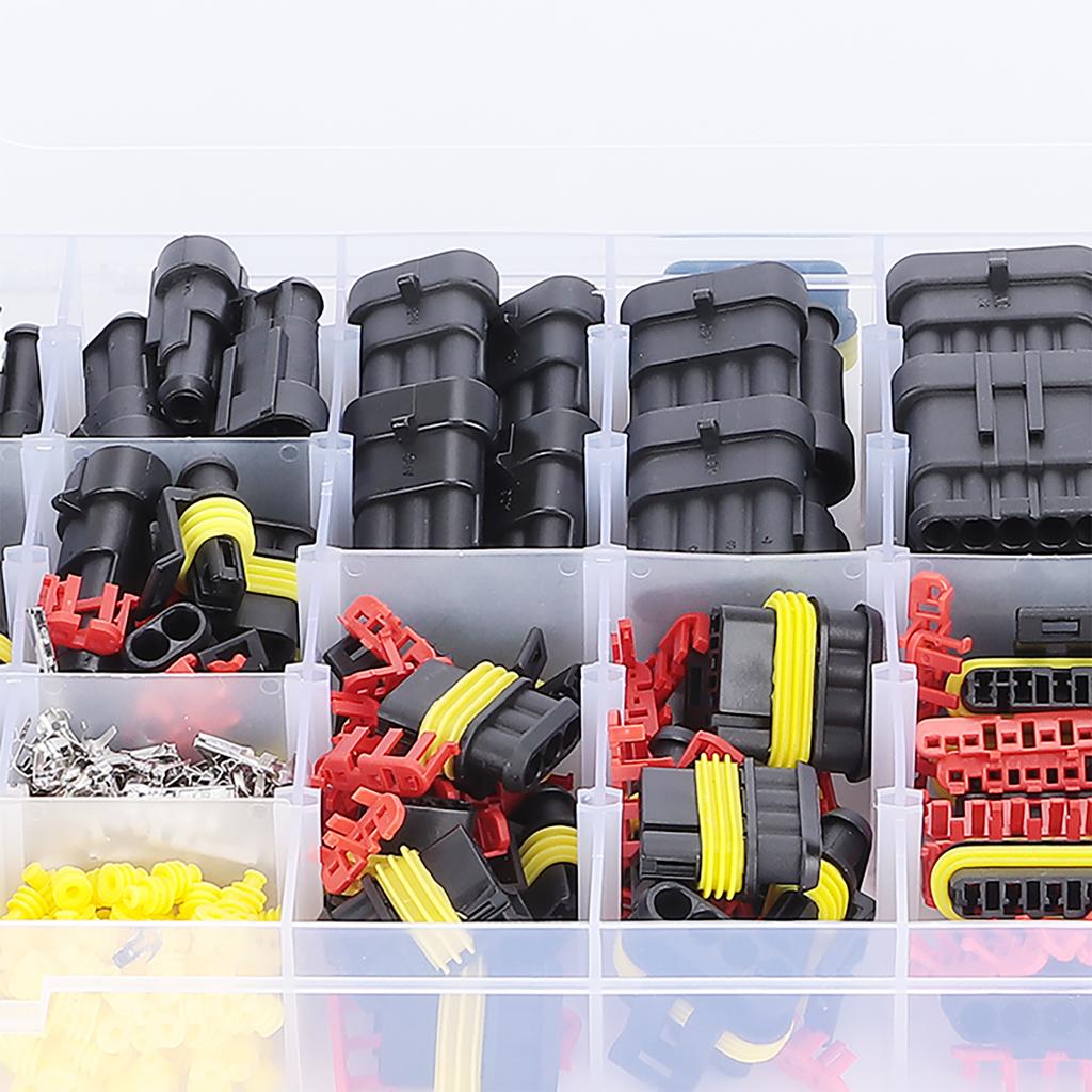 Waterproof Car Wire Connector Copper Plug 1/2/3/4/5/6 Hole for Lighting Electronics Wire Connector Marine Plug Socket Kit