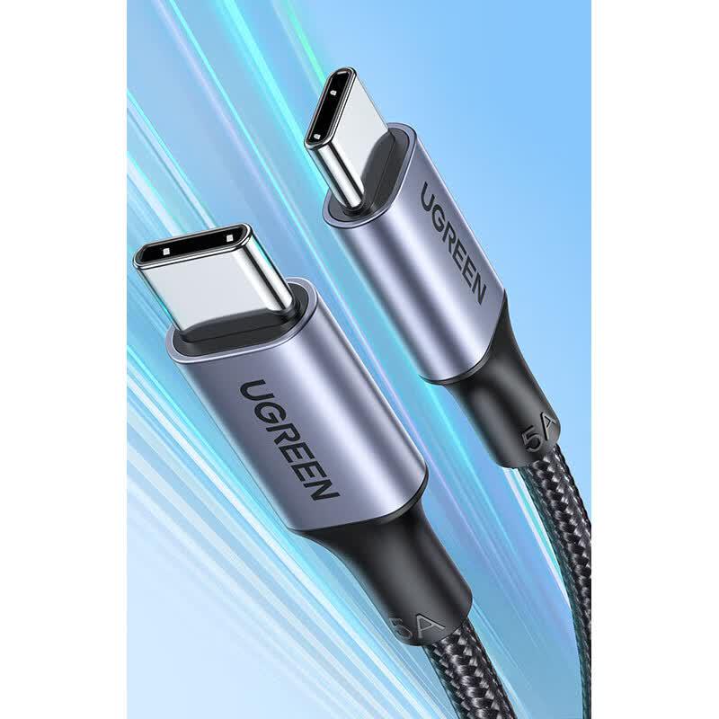 UGREEN 100W USB-C to USB-C Fast Charging Braided Cable