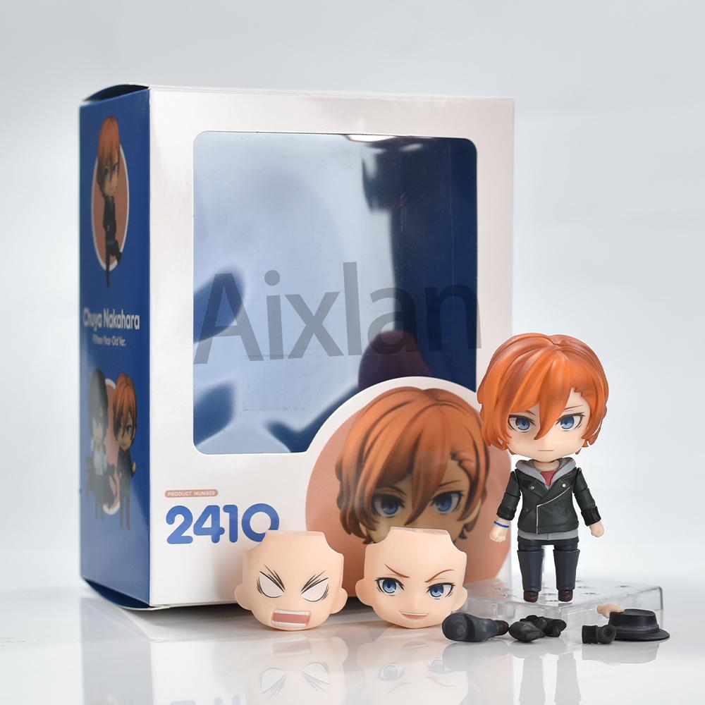 Aixlan #2409 Dazai Osamu #2410 Nakahara Chuya Figure Bungo Stray Dogs PVC Action Figure Amine Gift Collectible Figurine