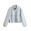 Casual loose leather jacket spring and autumn new fashion small stand-up collar leather jacket women's short