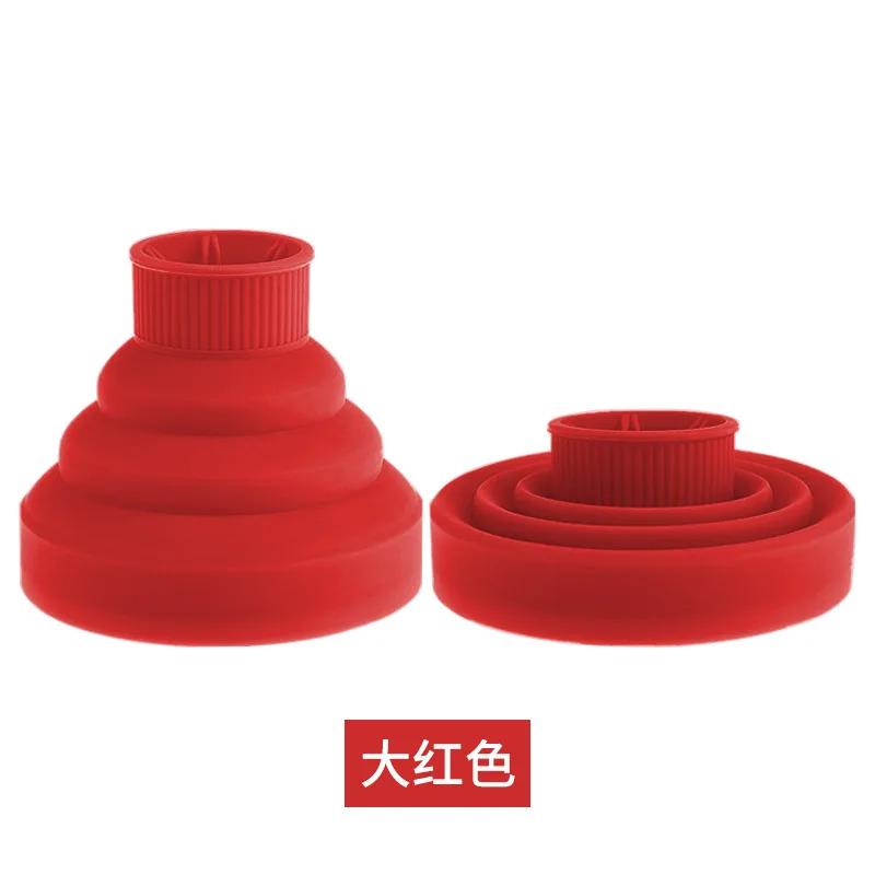Barbertop Silicone Hairdryer Diffuser Cover Temperature Resistant Silica Foldable Hairdressing Curly Styling Hair Care Salon