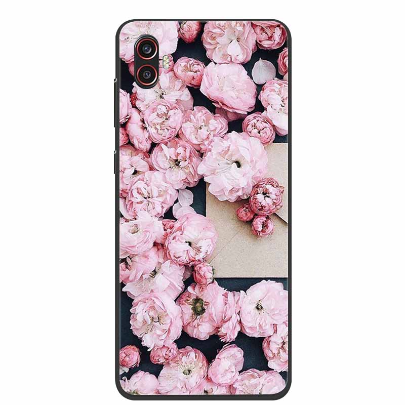 Flower Case For Samsung Galaxy Xcover6 Pro TPU Soft Silicone Back Cover For Samsung Galaxy Xcover Pro 2 Shell Xcover 6 Pro Funda
