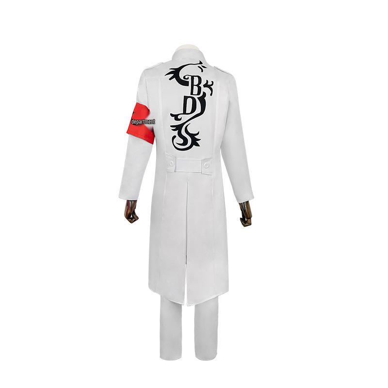 Tokyo Revengers Black Dragon White Uniform Cosplay Costume for Halloween
