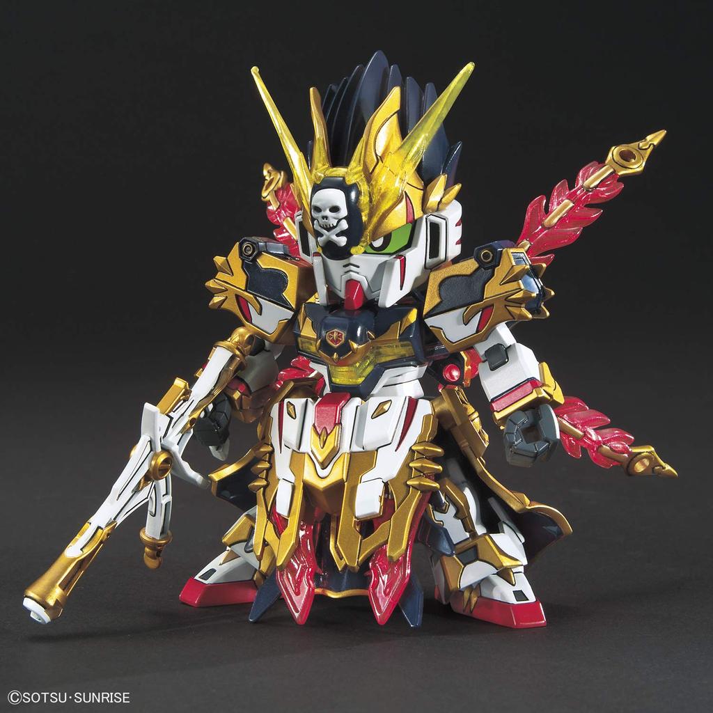 SD Gundam Sangoku Soketsuden Gan Ning Crossbone plastic BAS5058861 Gundam, pre-colored model,