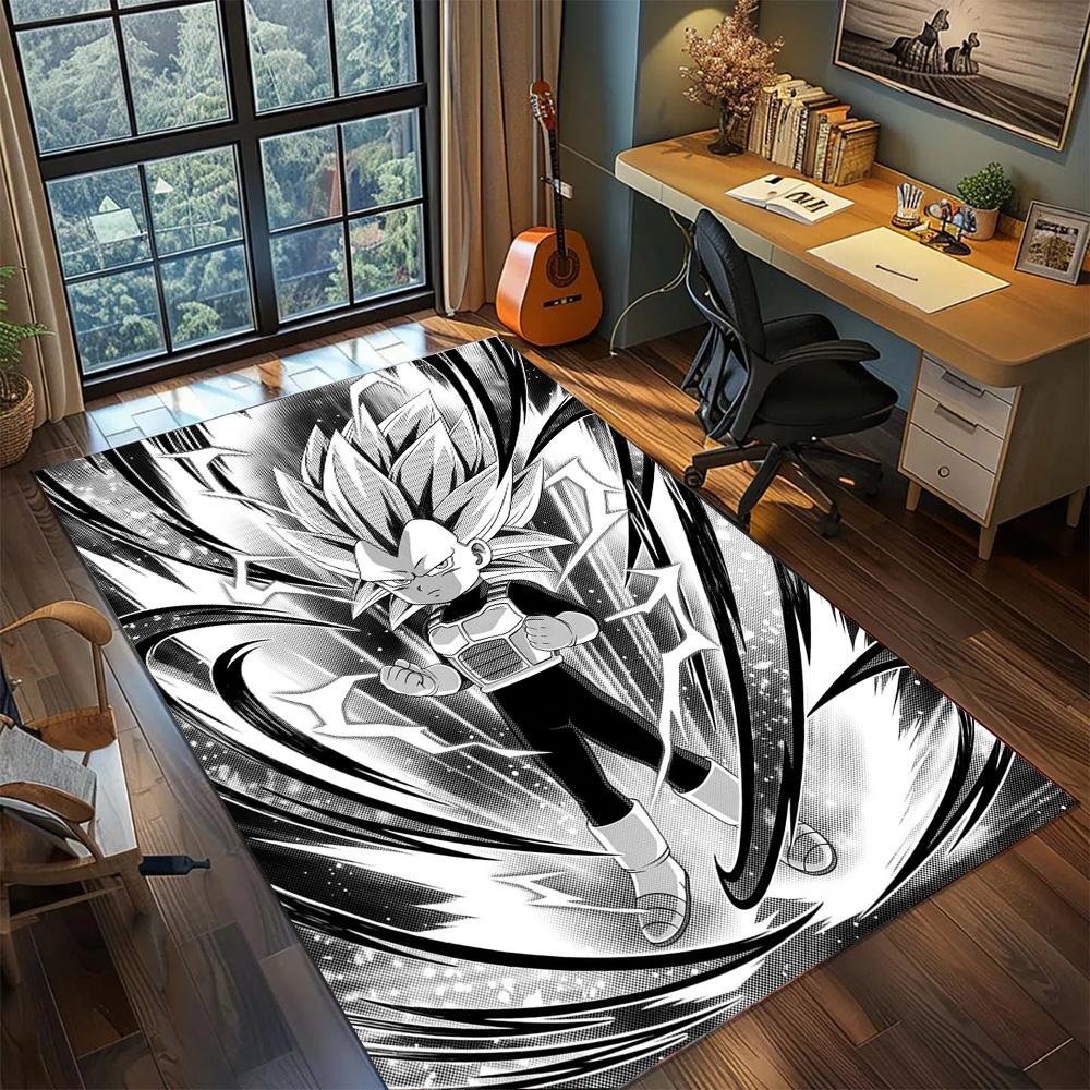 Dragon Ball!Rug Carpet Large Area Rug Non Slip Washable Floor Mat Gamer Room Bedroom Home Decor