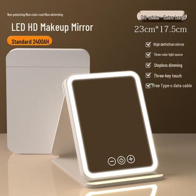 Portable Folding LED Makeup Mirror
