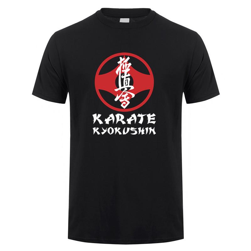Kyokushin Karate Masutatsu Oyama Giappone Maglietta Unisex Cotone Manica Corta Kyokushinkai Kyokushin Maglietta Top