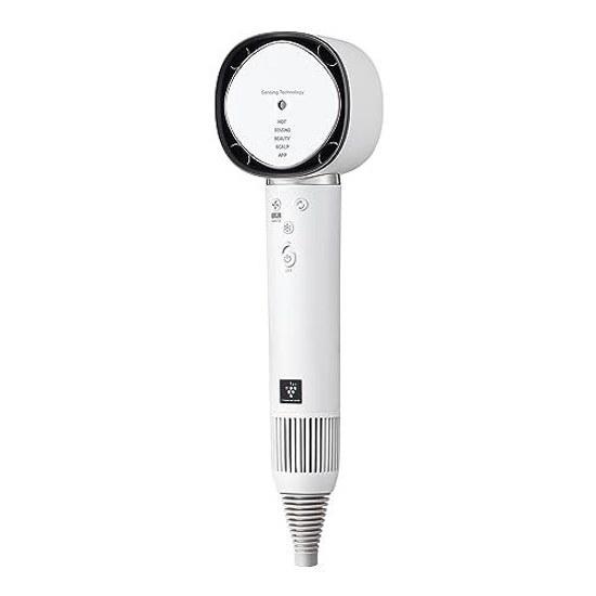 Sharp Hair Dryer IB-WX901-W Plasma Cluster Drape Flow Quick Dry High Air Volume Split Ends Breakage Prevention Static Electricity Suppression Luminous