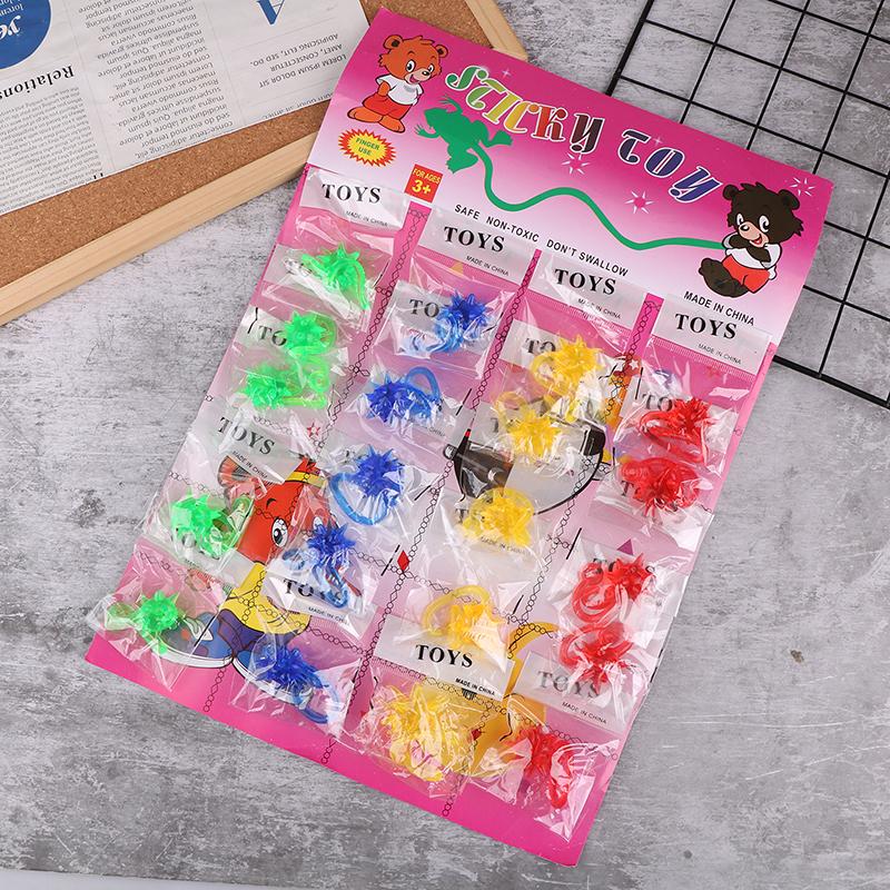 

20 шт., забавные эластичные липкие игрушки, альпинисты, липкие молотки, новые игрушки для детей, сувениры для вечеринки, принадлежности для пиньяты, наполнители