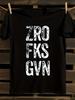 Zero F Given Sarcastic Slogan T-Shirt