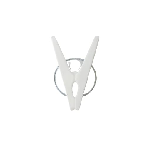 Towa Sangyo Neosul Clothespins, White, Approx. 3.5 x 1.2 x 5.5 cm, Pack of 20