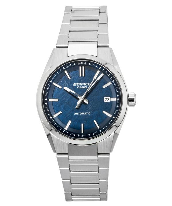 Casio Edifice Analog Blue Dial Stainless Steel Automatic EFK-110D-2A 100M Men s Watch