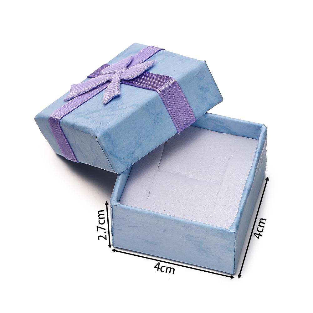 1pc High Quality Paper Ring Necklace Square Box Jewelry Necklace Earrings Rectangular Package Gift Box