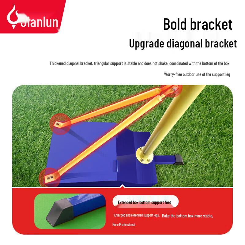 JEEANLEAN Portable 2-in-1 Badminton & Volleyball Net Stand