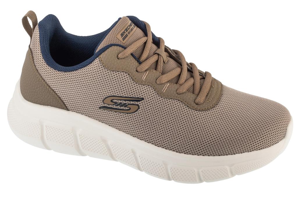 Skechers Bobs B Flex - Icy Edge, Mens Beige Sneakers