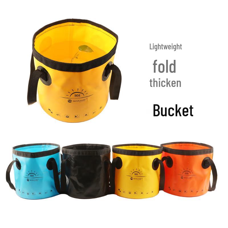 MARJAQE Outdoor Portable Folding Water Bucket