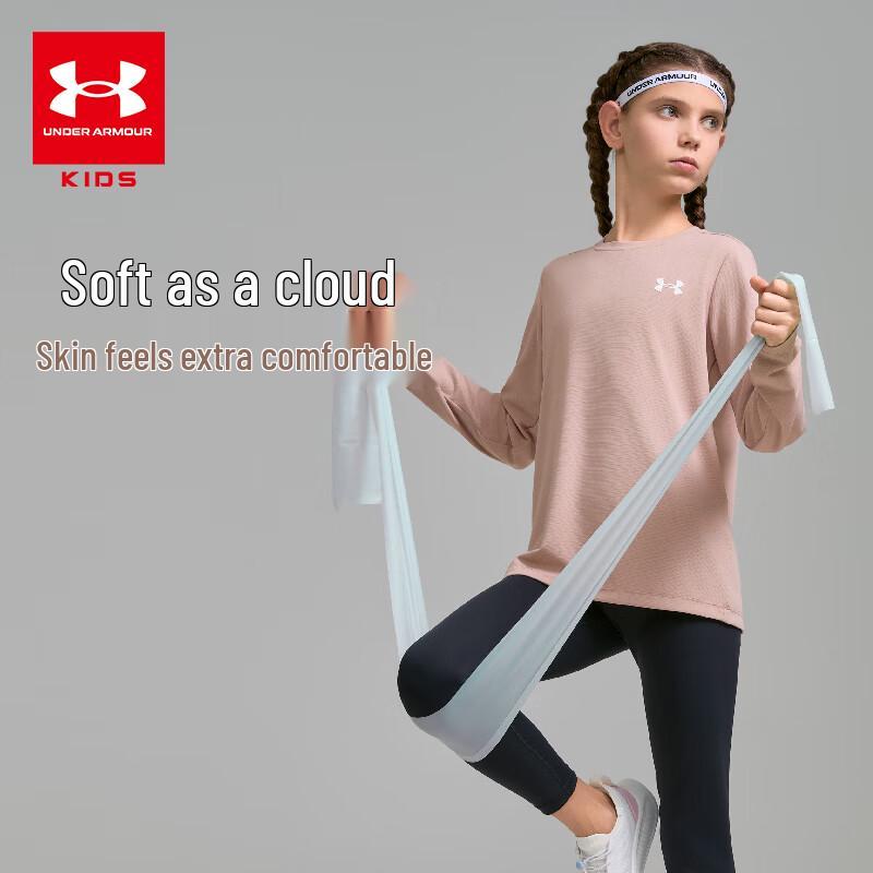 Under Armour Kids  Long Sleeve Crew Neck T-Shirt 140