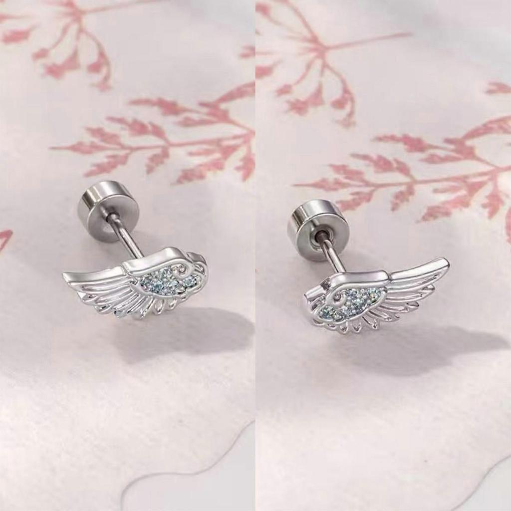 Wing Design Cartilage Studs Earrings