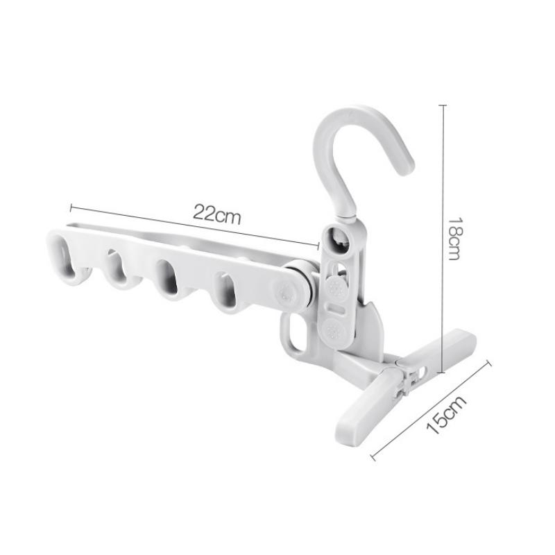 

Складная сушилка с 5 отверстиями, портативная вешалка для одежды, вешалка для одежды в помещении, вешалка для одежды, крючок для одежды, вешалка с отверстием 1Pc