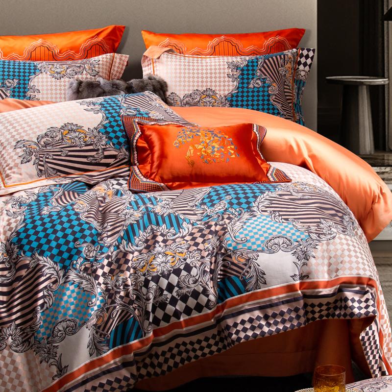 Svetanya Colorful Embroidery Bedding Set Cotton Jacquard Bed Linens (thin Thick Sheet Pillowcase Blanket Cover) Underwear