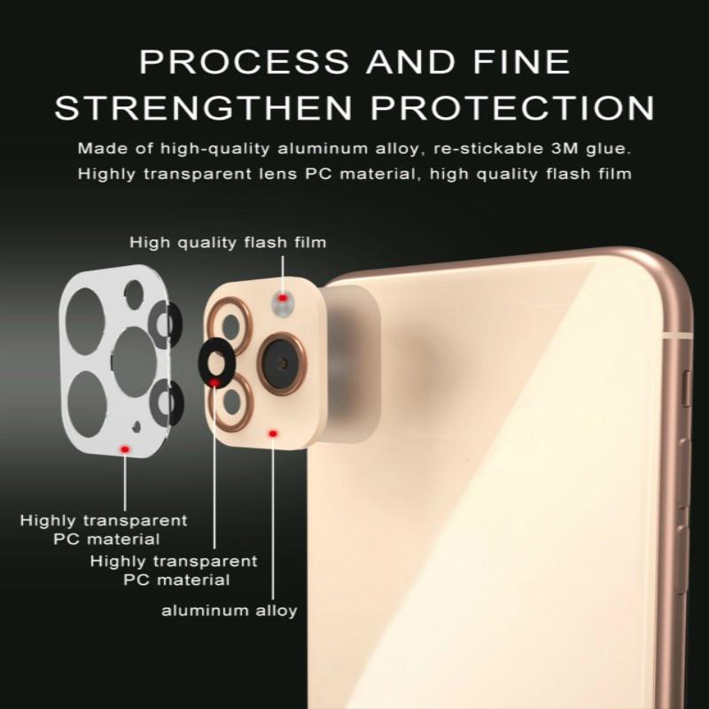 Buy Modified Metal Sticker Camera Lens Camouflage Change Cover For Iphone X Xs Max Fake Camera To Iphone 11 Pro Max Glass Protector At Affordable Prices Free Shipping Real Reviews With