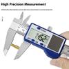 150mm Solar Power Digital Calipers Steel Construction Double Energy Source Accuracy Tool Easy To Use For Workshop Use