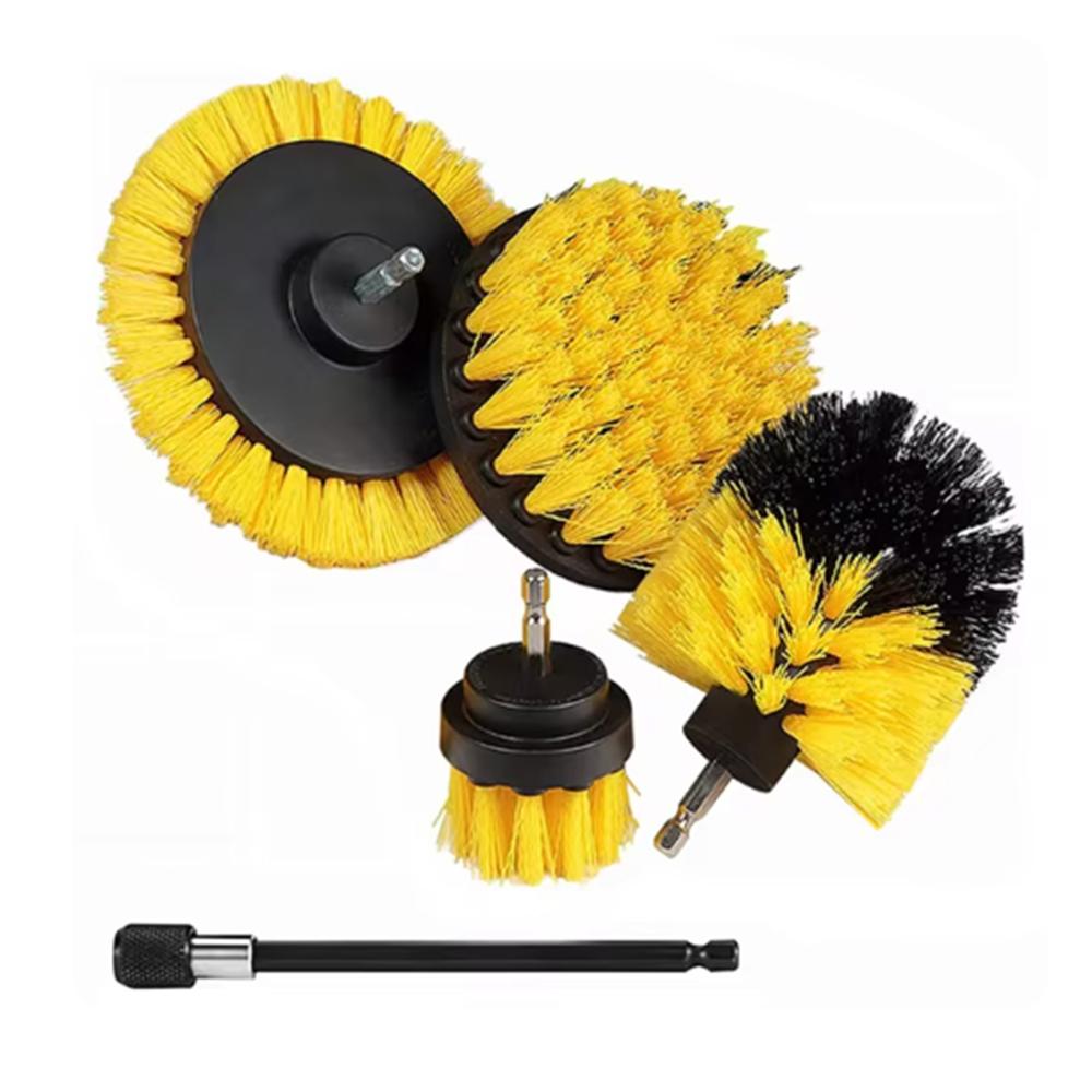 5Pcs Power Scrubber Brush Electric DrillBrush Power Scrubber Bathroom Surface Tub Shower Tile Cleaning Tools for Kitchen Car