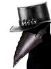 Grappig Middeleeuws Pestdoktersmasker Leer Zwart Snavelmasker Dokter Halloweenmasker Steampunk PU Vogels Cosplay Doctour De Peste