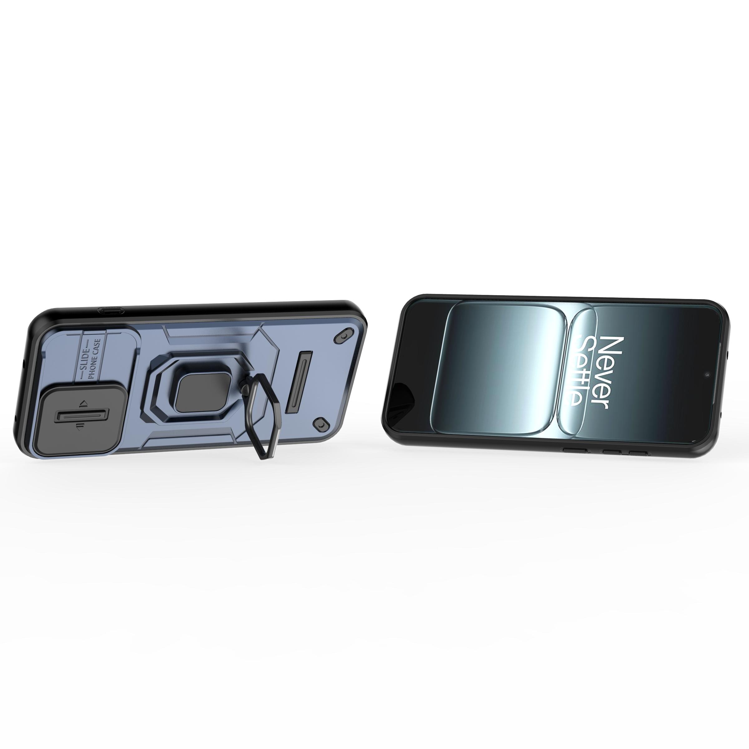 

For OnePlus 13T 5G Case PC+TPU Kickstand Phone Protector with Lens Cover Purple