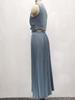 2025 African Style Women's Sleeveless Vest & Pleated Long Skirt Two-Piece Summer Set