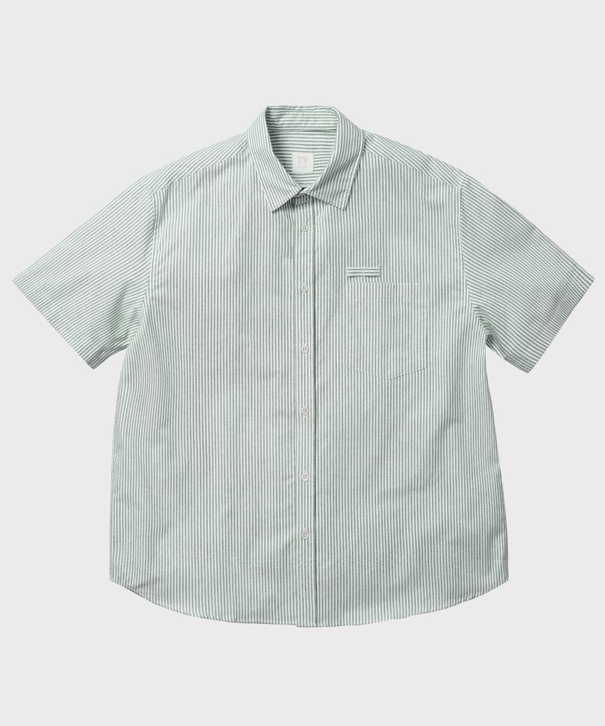 TY [Tie Set] All Day Stripe Half Shirt - Crop/Regular, 4 Colors (Type A)
