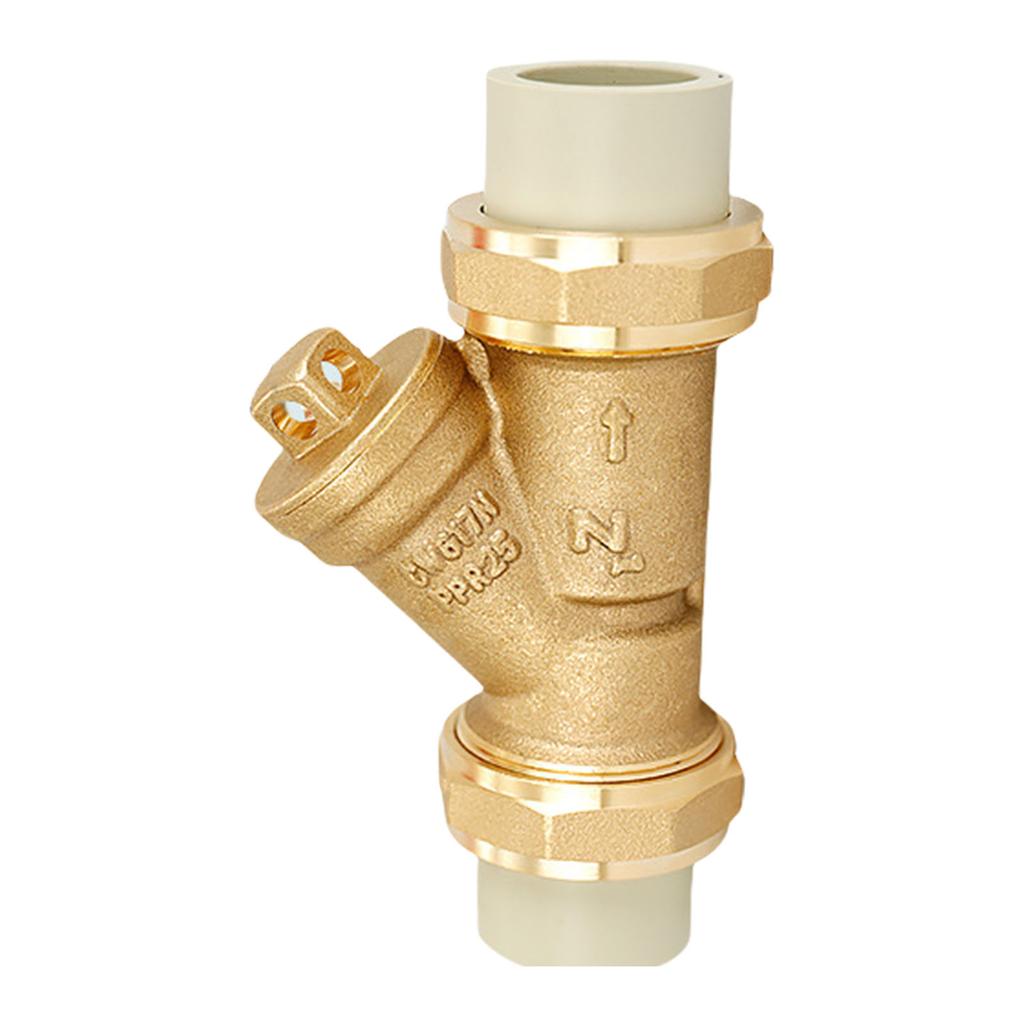Brass Strainer Mesh Filter Valve Check Valve Female Thread Inline Y Type Strainer Valve Pipe Fitting Connector Adapter