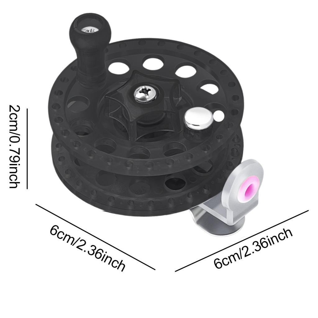 Reel Fishing Diameter 6cm Accessories Sturdy Easily Install for Saltwater Pp Structure Left