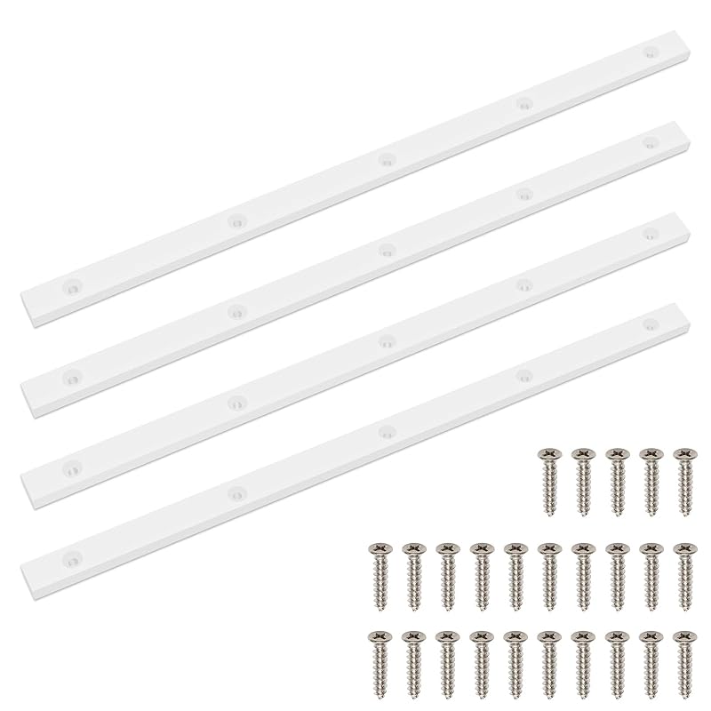 4 Pack Crosscut Sled, Anglecai 3/4" X 3/8" X 17" Miter Bar for Table Saw Crosscut Sled for Table Saw Sled with Predrilled Holes and Screws Table Saw