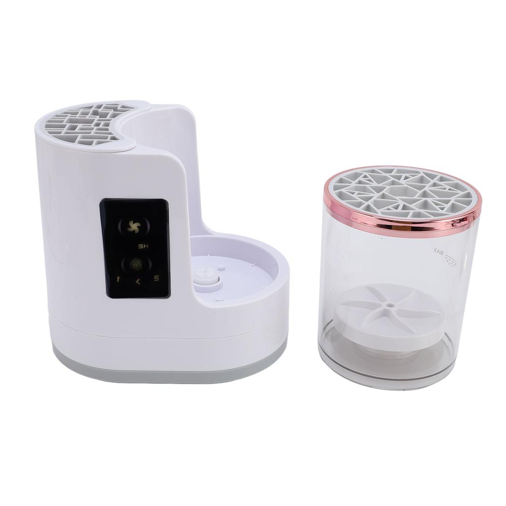 Electric Makeup Brush Cleaner Machine Quick Drying Plug In Automatic Cosmetic Brush Washer Tool for