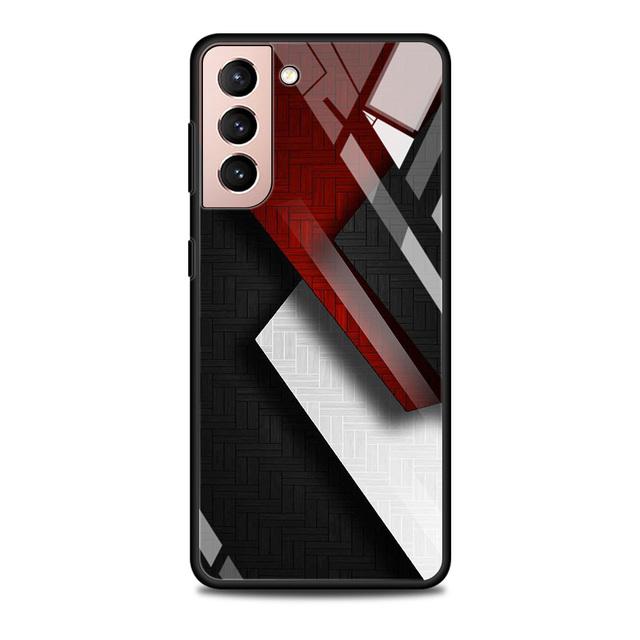 Camouflage Pattern Camo Military Army Glass Case For Samsung Galaxy S21 S20 Ultra S10 Plus Lite S20fe 5g S10e S9 S8 Shell Funda