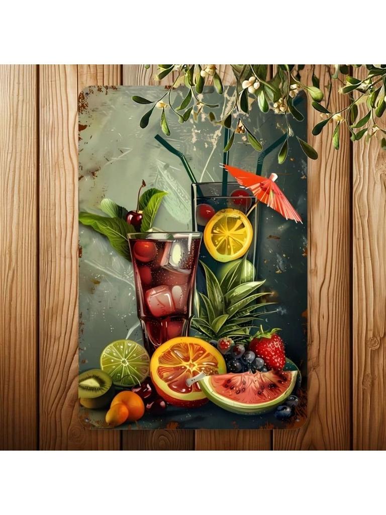 Vintage Tin Sign Home Wall Decor Metal Plaque Art