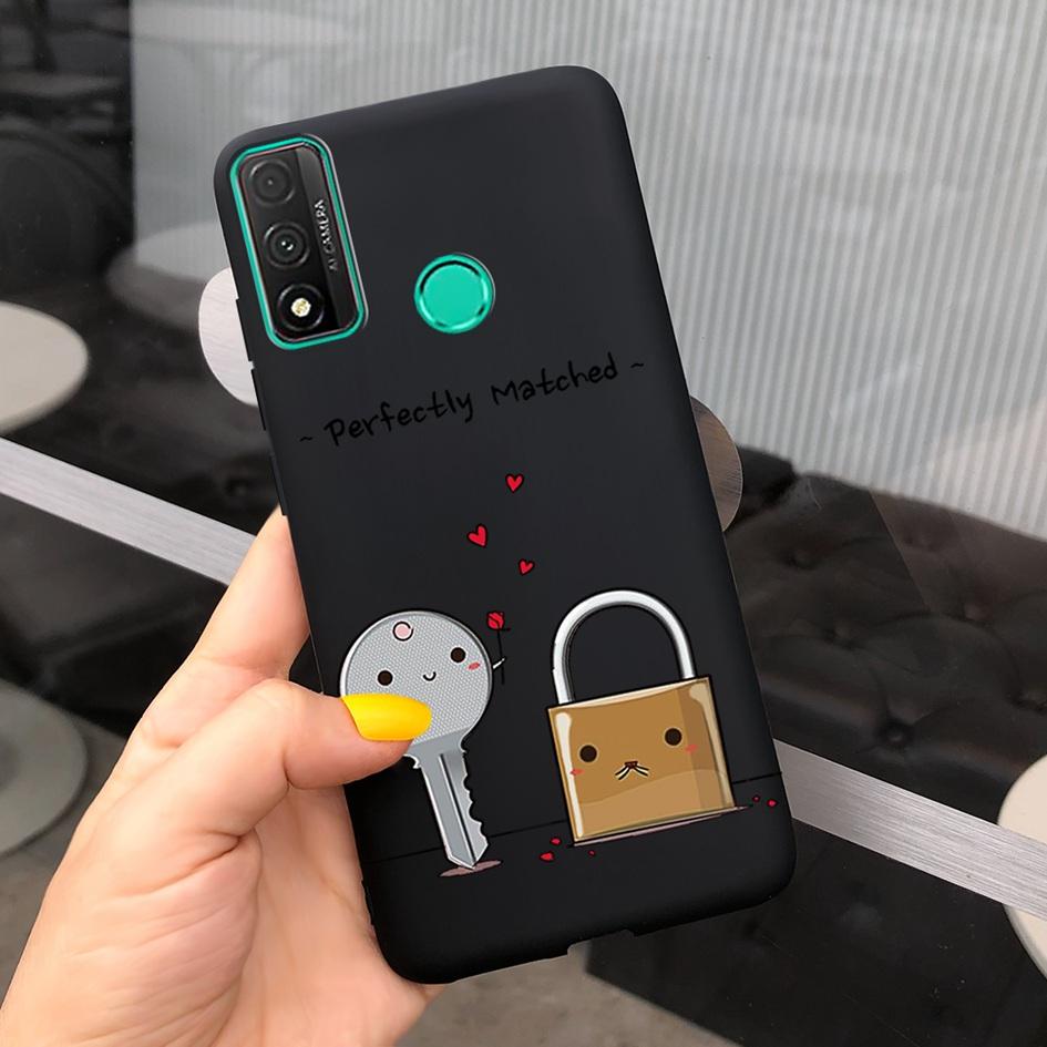 For Funda Huawei P Smart 2020 Case Coque Popular Lavender Flower Phone Case For Huawei P Smart 2020 6.21" Soft Shockproof Bumper