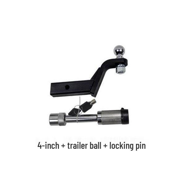 Compatible BYD U8 Trailer Hitch Wiring for Towing RVs, Motorcycles, Boats; Rear Bumper Anti-Collision Hook with Square Hole
