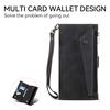 ESEBLE Star Series For Motorola Moto G56 5G Case Zipper Wallet Leather Stand Phone Cover with Wrist Strap