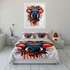 Colorful elephant with flowers. Bedding sets Duvet cover sets Duvet covers Pillowcases(1*Duvet Cover 2*Pillowcases without duvet insert)