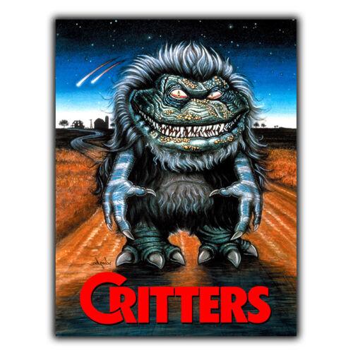CRITTERS Movie SIGN METAL WALL PLAQUE Horror Film Advert Poster PrintAluminum 20x30cm(7.8x11.8inch)