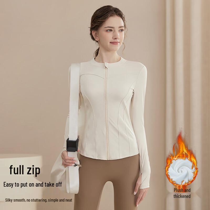 

Yoyou Women s Fleece-Lined Slim-Fit Active Jacket M (95-105 jin)