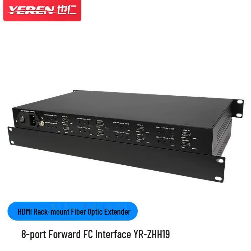 

8-Channel Rack-Mount HDMI Fiber Optic Extender