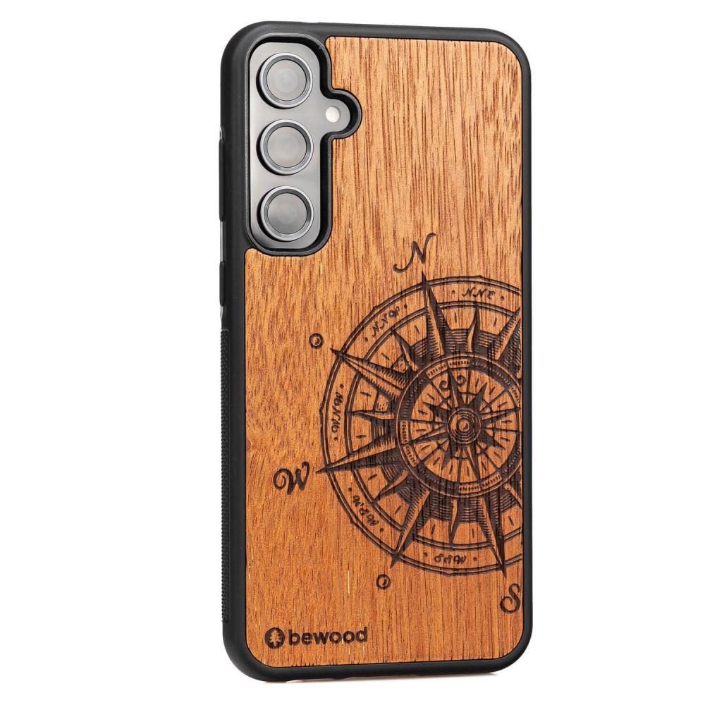 Bewood Wooden Case for Samsung Galaxy S23 FE traveler merbau