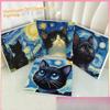 Van Gogh Cat Diamond Painting Handmade DIY Sticker Decorative Painting Cute Kitten Nordic