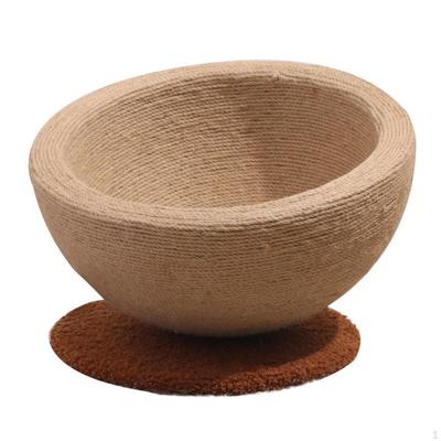 Cat Scratcher Bowl, Kitten Sleeping Nest, Modern Multipurpose Sturdy Sisal Bed,