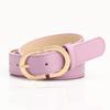Korean Style Women's Faux Leather Belt: Versatile, Trendy, Plain Body-Shaping Decorative Waistband for Outerwear