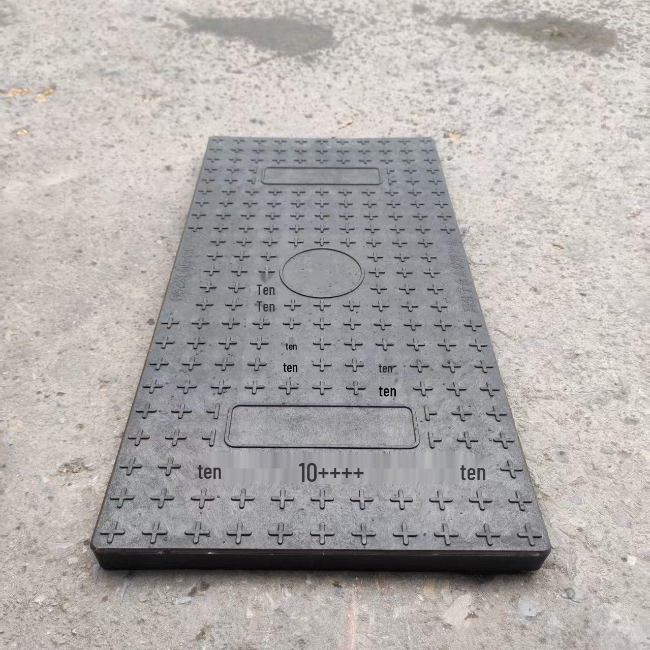 Утолщенная противоскользящая пластиковая крышка для траншеи для дренажа, кухни и игровых площадок